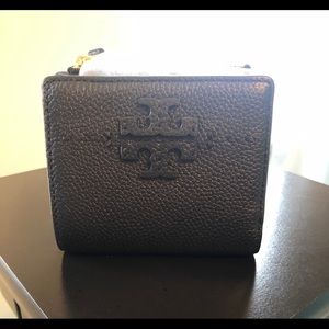 Brand New Tory Burch Mini McGraw Leather Wallet